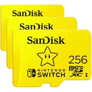 SanDisk 128GB 2-Pack microSDXC Card, Licensed for Nintendo Switch (2x128GB) – SDSQXAO-128G-GN6Z2(256GB (Pack of 3))