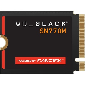 WD_Black SN770M 500GB M.2 2230 NVMeSSD – PCIe Gen 4.0, Speeds up to 5150 MB/s, for Handheld Gaming Devices and Compatible laptops, TLC 3D NAND, Great for Asus ROG Ally, Steam Deck, Microsoft Surface(500GB)