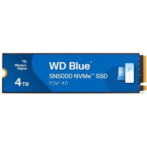 Western Digital 2TB WD Blue SN5000 NVMe Internal Solid State Drive SSD – PCIe Gen 4.0, M.2 2280, Up to 5,150 MB/s – WDS200T4B0E [New Generation](4TB)