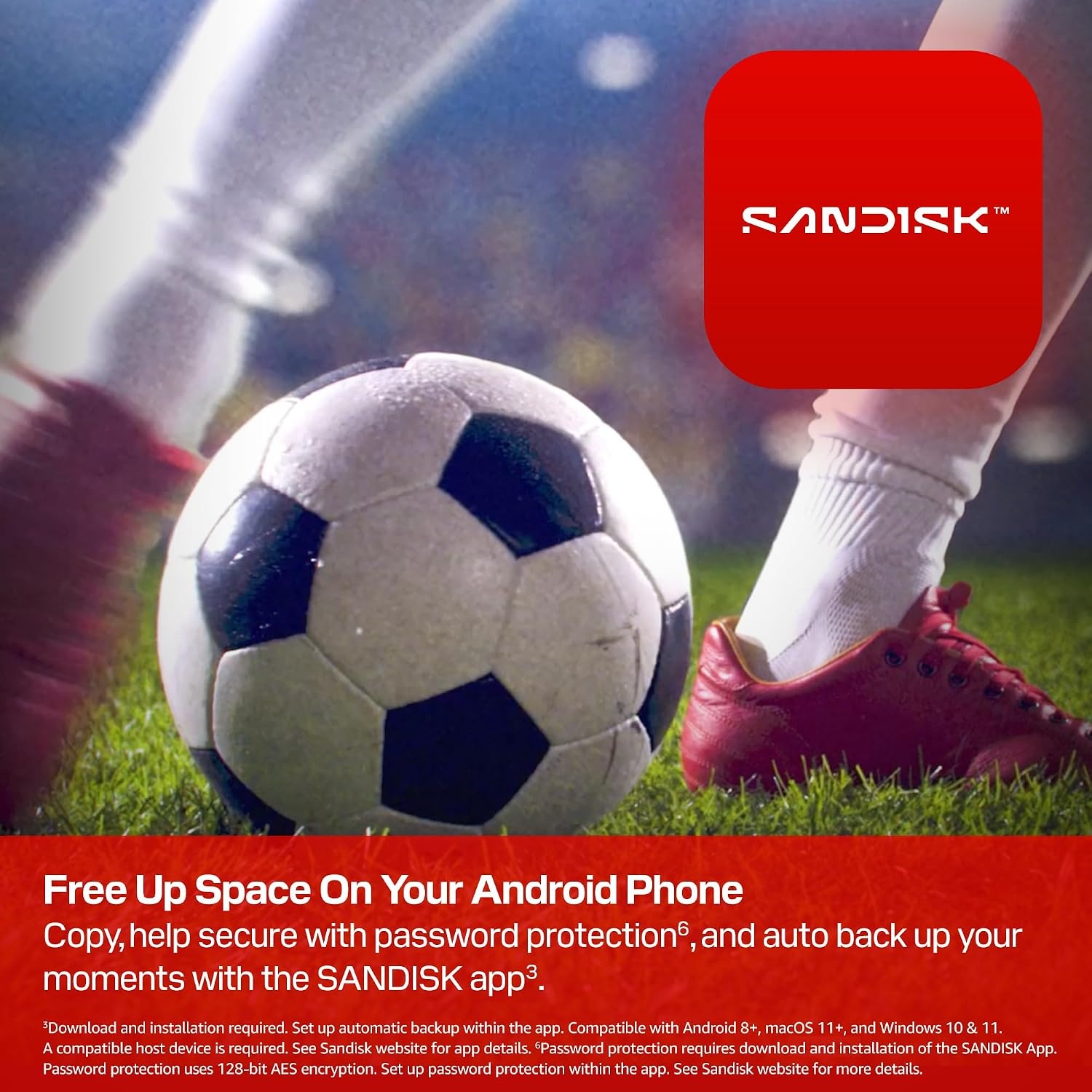 image:imageSANDISK 128GB USBC Flash Drive FIFA World Cup 2026 Edition Up to 300MBs Transfer speeds USB 32 Gen 1 USB TypeC Black with Custom Lanyard amp Sticker SDCZIA128GG46Gold