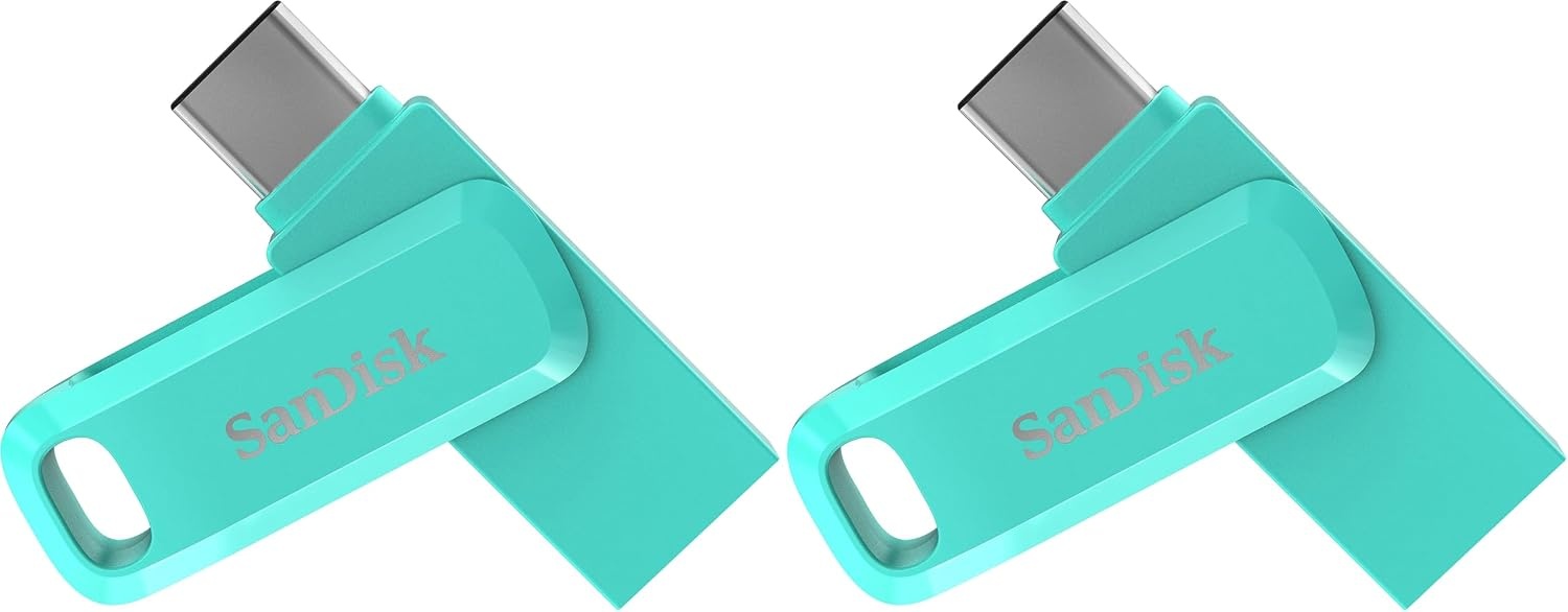 image:imageSANDISK 1TB Ultra Dual Drive Go USB TypeC Flash Drive Up to 400MBs Lavender SDDDC31T00G46LMint Green