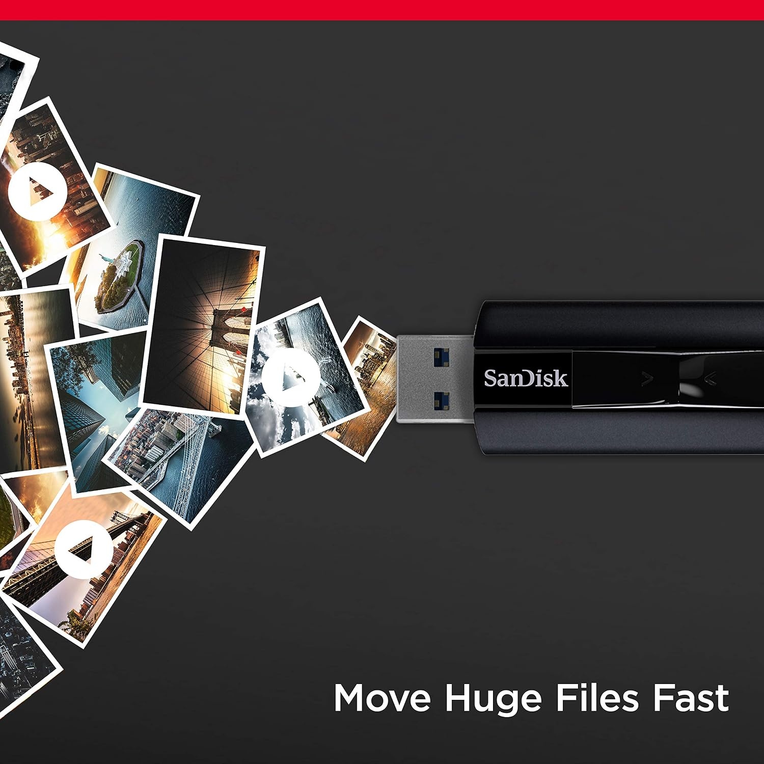 image:imageSANDISK 256GB Extreme PRO USB 32 Solid State Flash Drive Up to 420MBs Durable Aluminum Metal Casting SDCZ880256GGAM461TB