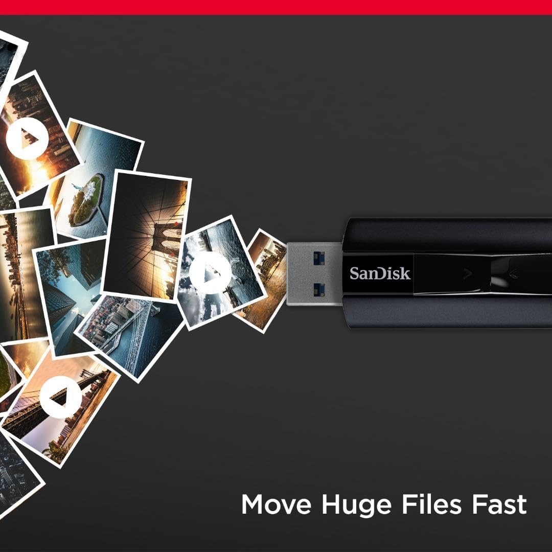image:imageSANDISK 256GB Extreme PRO USB 32 Solid State Flash Drive Up to 420MBs Durable Aluminum Metal Casting SDCZ880256GGAM46256GB