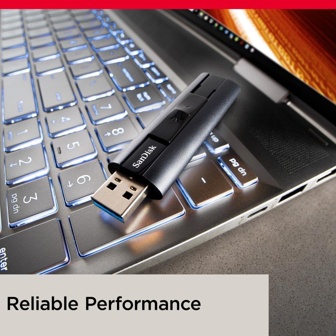image:imageSANDISK 256GB Extreme PRO USB 32 Solid State Flash Drive Up to 420MBs Durable Aluminum Metal Casting SDCZ880256GGAM46256GB
