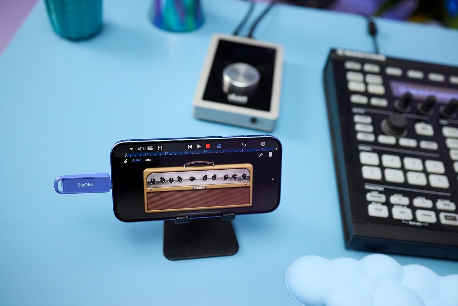 image:imageSANDISK 256GB Phone Drive with USB TypeC for Smartphones Tablets and Computers Up to 150MBs USB 32 Gen 1 Maritime Blue SDIXS0N256GGN6NDMaritime Blue