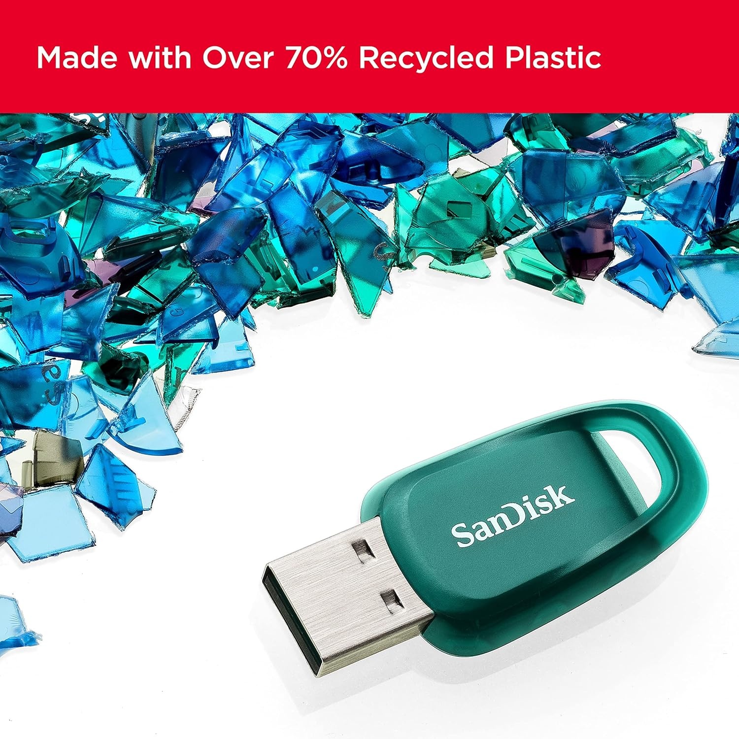 image:imageSANDISK 256GB Ultra Eco USB 32 Gen 1 Flash Drive SDCZ96256GG4664gb