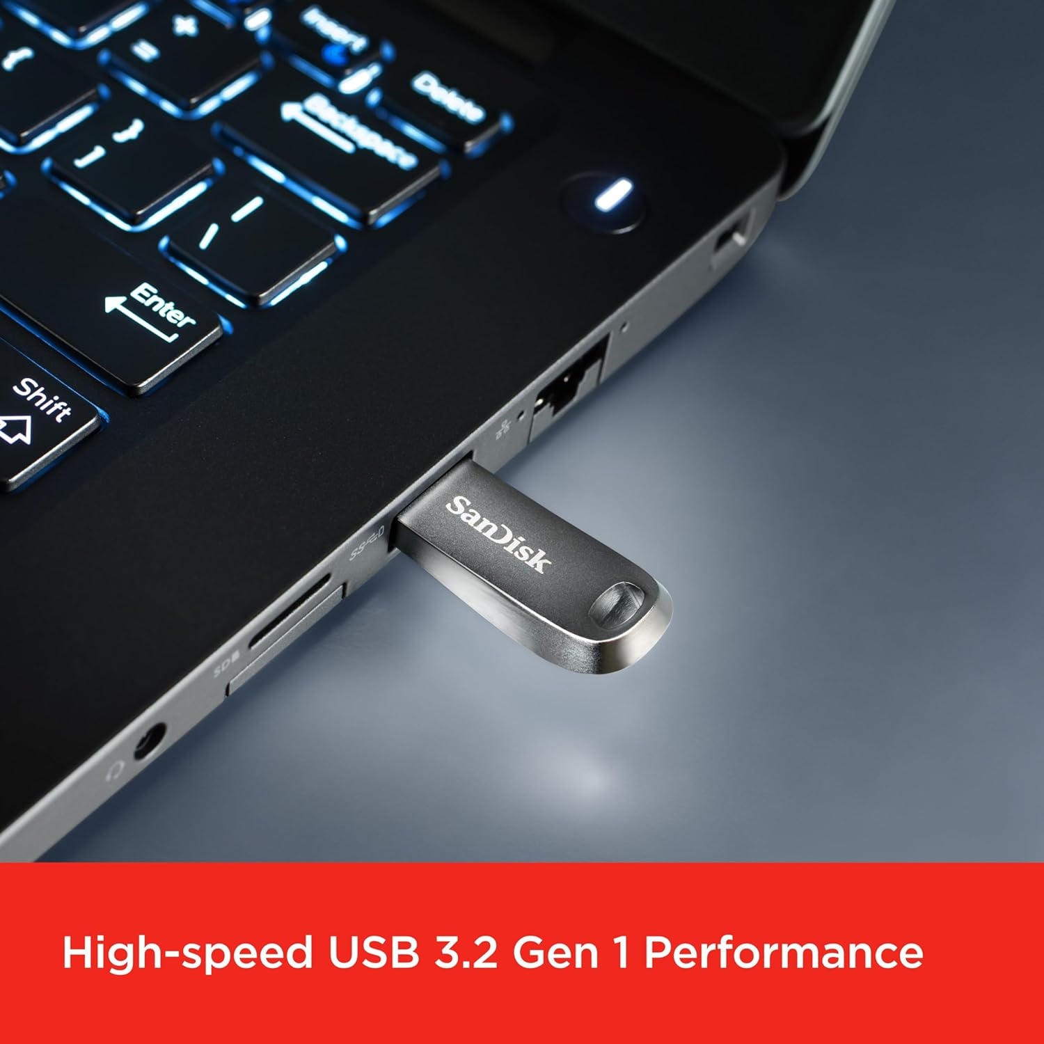 image:imageSANDISK 256GB Ultra Luxe USB 32 Gen 1 Flash Drive SDCZ74256GGAM46Up to 150 MBs