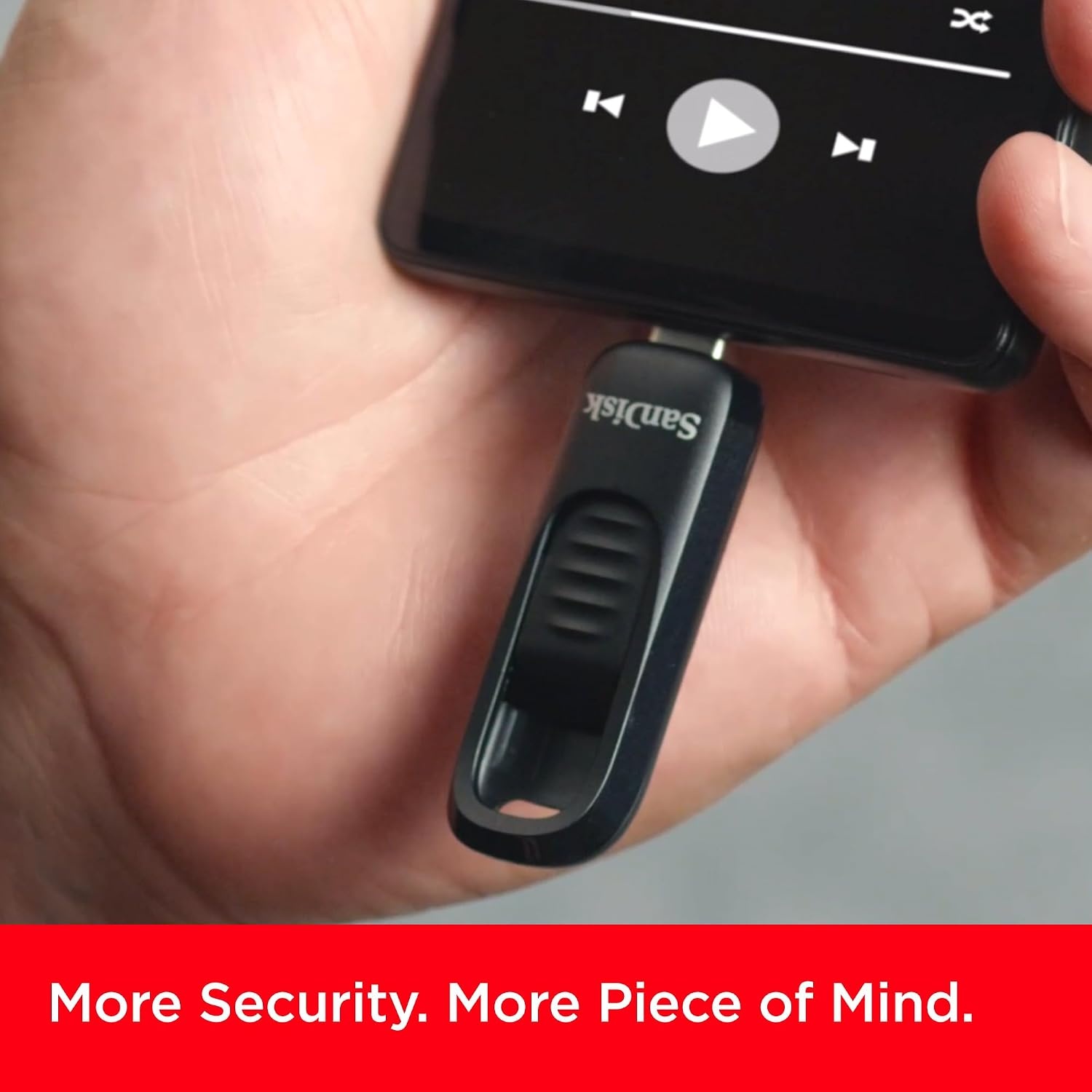 image:imageSANDISK 256GB Ultra Slider USB TypeC Flash Drive Up to 400MBs USB 32 Gen 1 Retractable Connector SDCZ480256GG46128GB