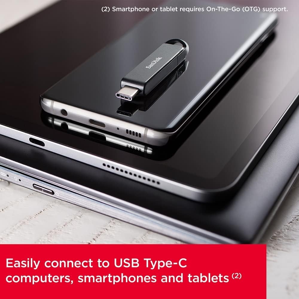 image:imageSANDISK 256GB Ultra USB TypeC Flash Drive SDCZ460256GG4664GB
