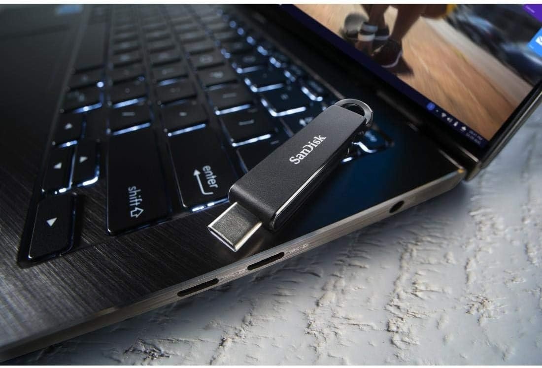 image:imageSANDISK 256GB Ultra USB TypeC Flash Drive SDCZ460256GG4664GB Pack of 2