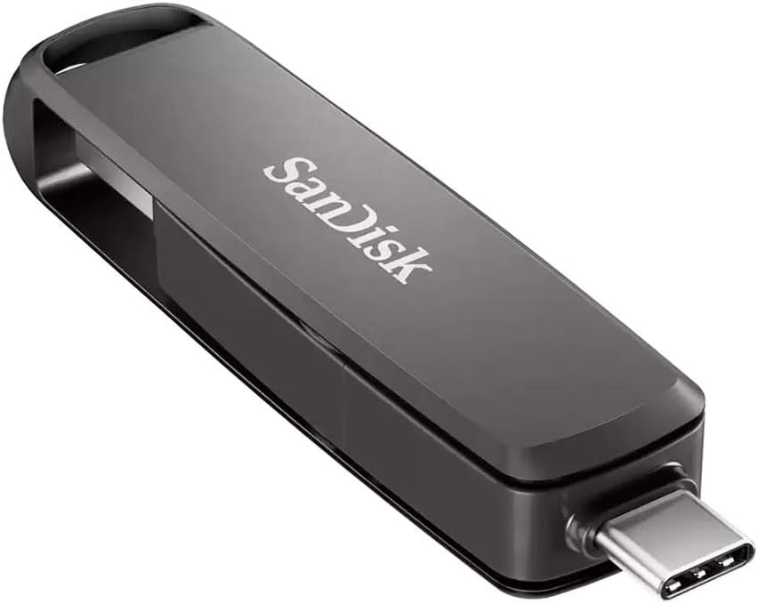 image:imageSANDISK 2TB Extreme PRO Dual Drive Up to 1000MBs USB TypeC and USB TypeA HighPerformance Flash Drive SDDDE12T00G46256GB