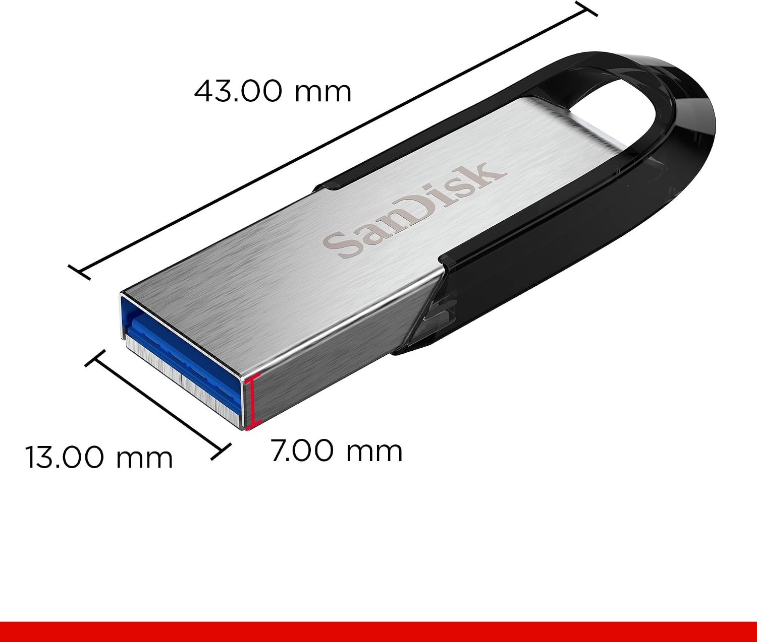 image:imageSANDISK 32GB Ultra Flair USB 30 Flash Drive SDCZ73032GG461TB