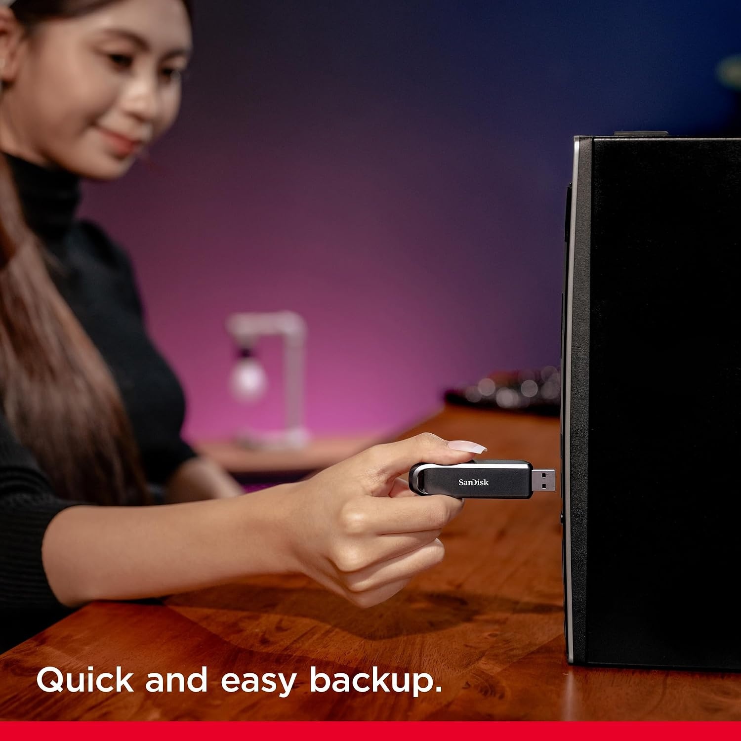 image:imageSANDISK 512GB Extreme PRO Flash Drive with USBA Up to 1000MBs Read speeds and 900MBs Write speeds for Laptops Computers Desktops High Performance Drive Black SDCZ820512GG46Black