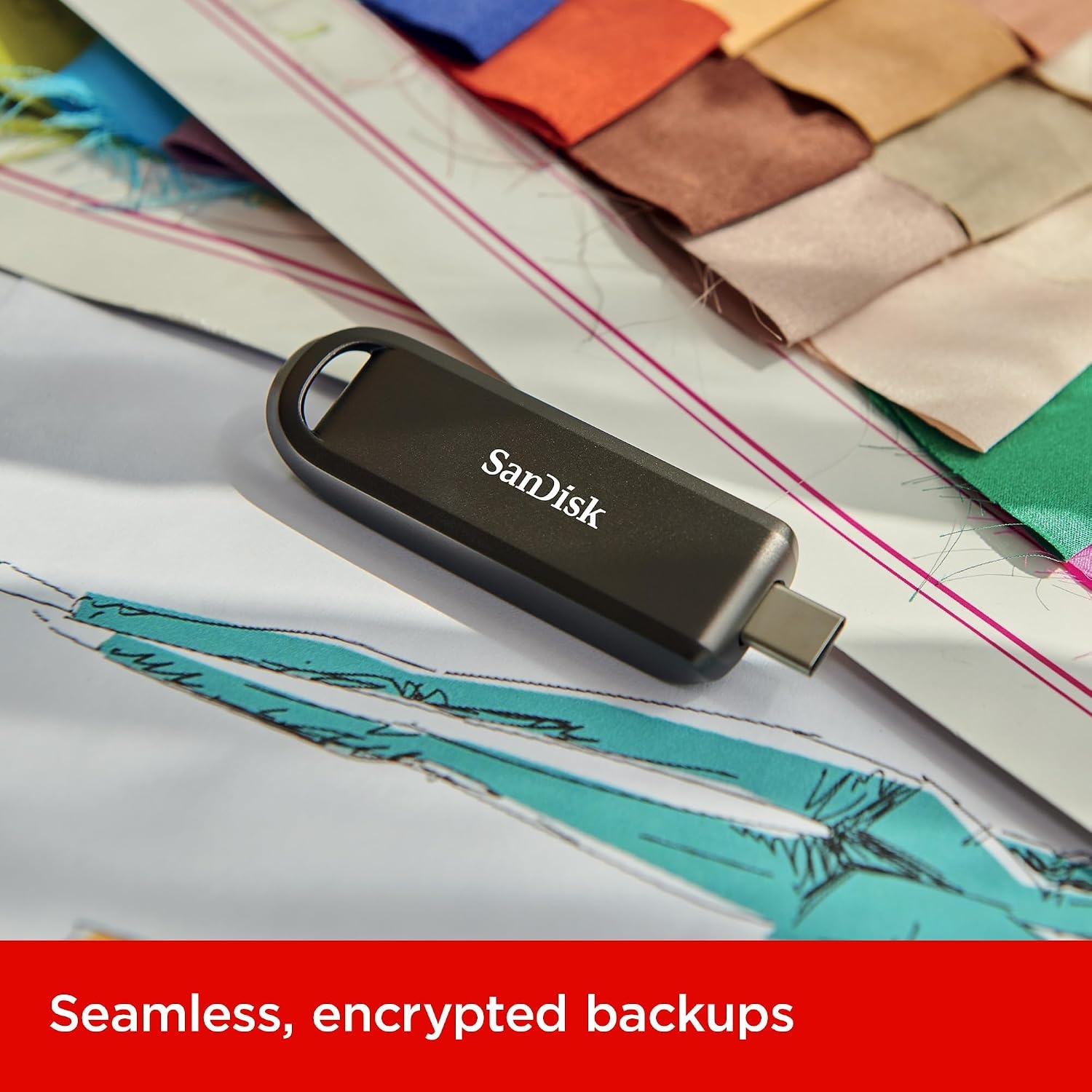 image:imageSANDISK 512GB Extreme PRO Flash Drive with USBC Up to 1000MBs Read speeds and 900MBs Write speeds for Laptops Computers and Tablets HighPerformance USB TypeC Black SDCZ890512GG46Black