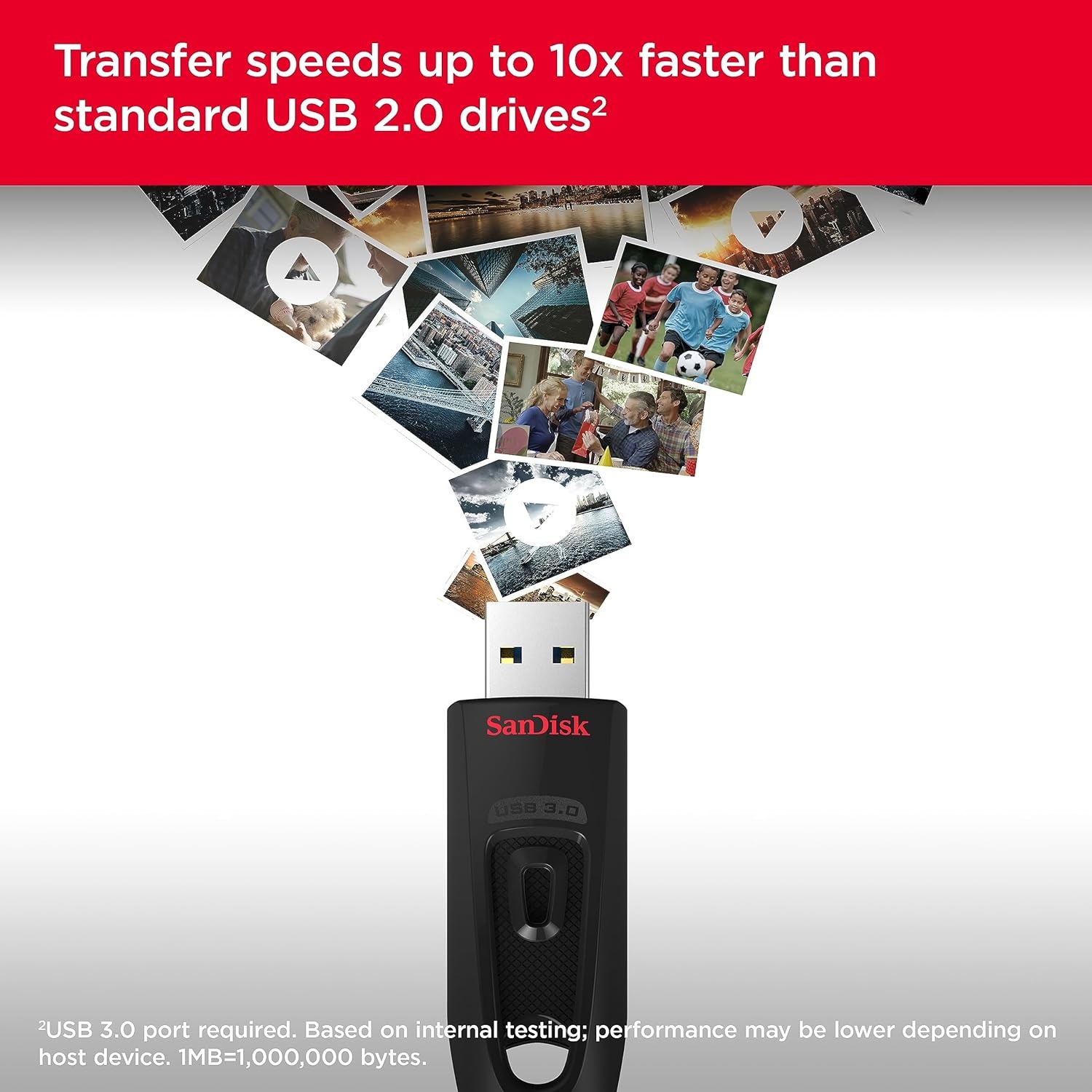 image:imageSANDISK 512GB Ultra USB 30 Flash Drive SDCZ48512GG46 Black32GB