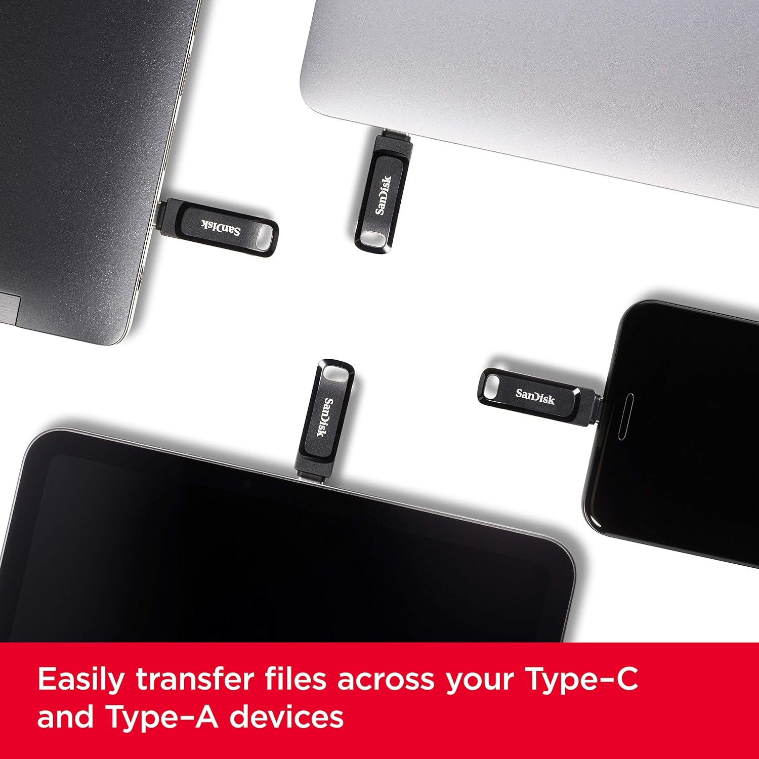 image:imageSanDisk 32GB Ultra Dual Drive Go USB TypeC Flash Drive Black SDDDC3032GG46Black