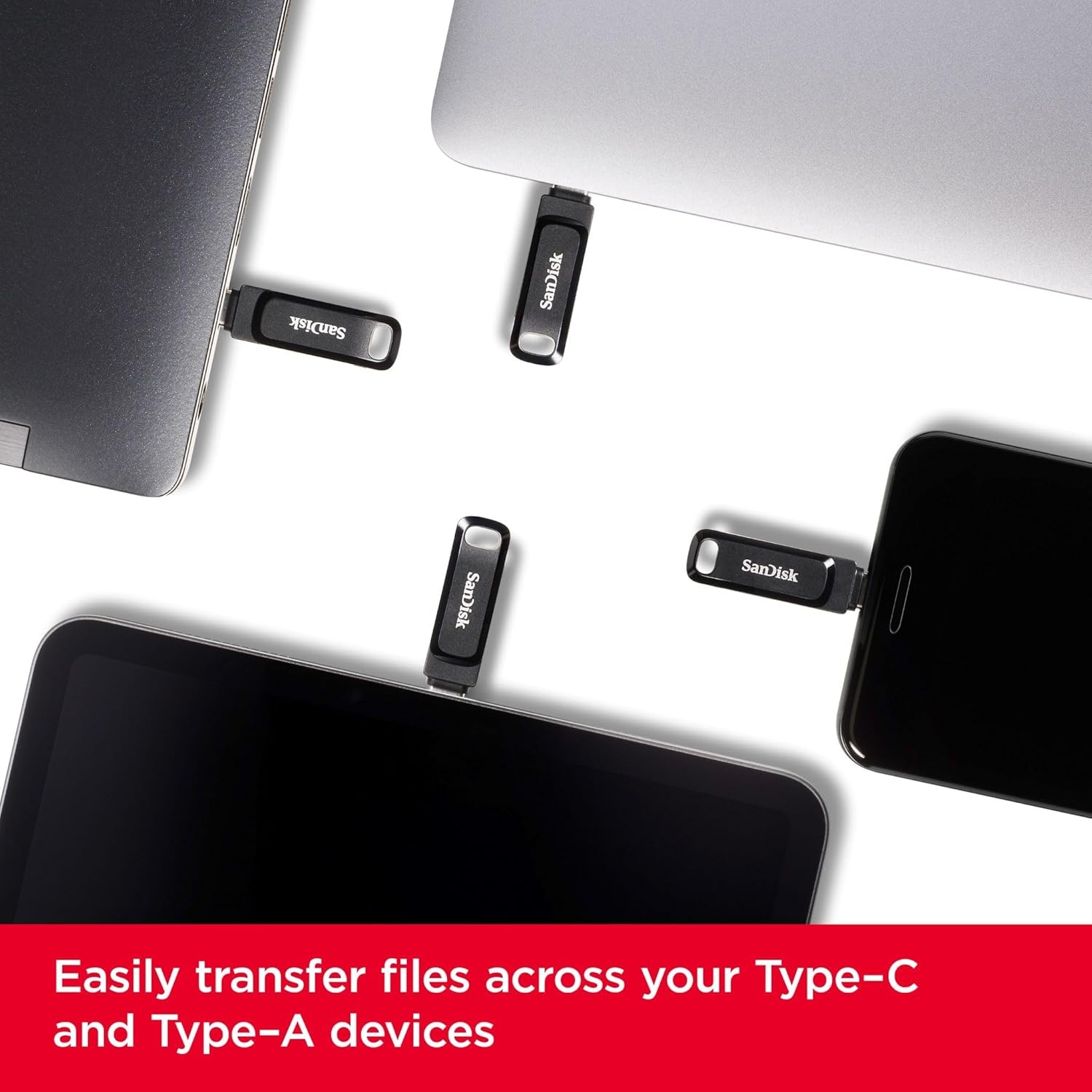 image:imageSanDisk 32GB Ultra Dual Drive Go USB TypeC Flash Drive Black SDDDC3032GG46Black