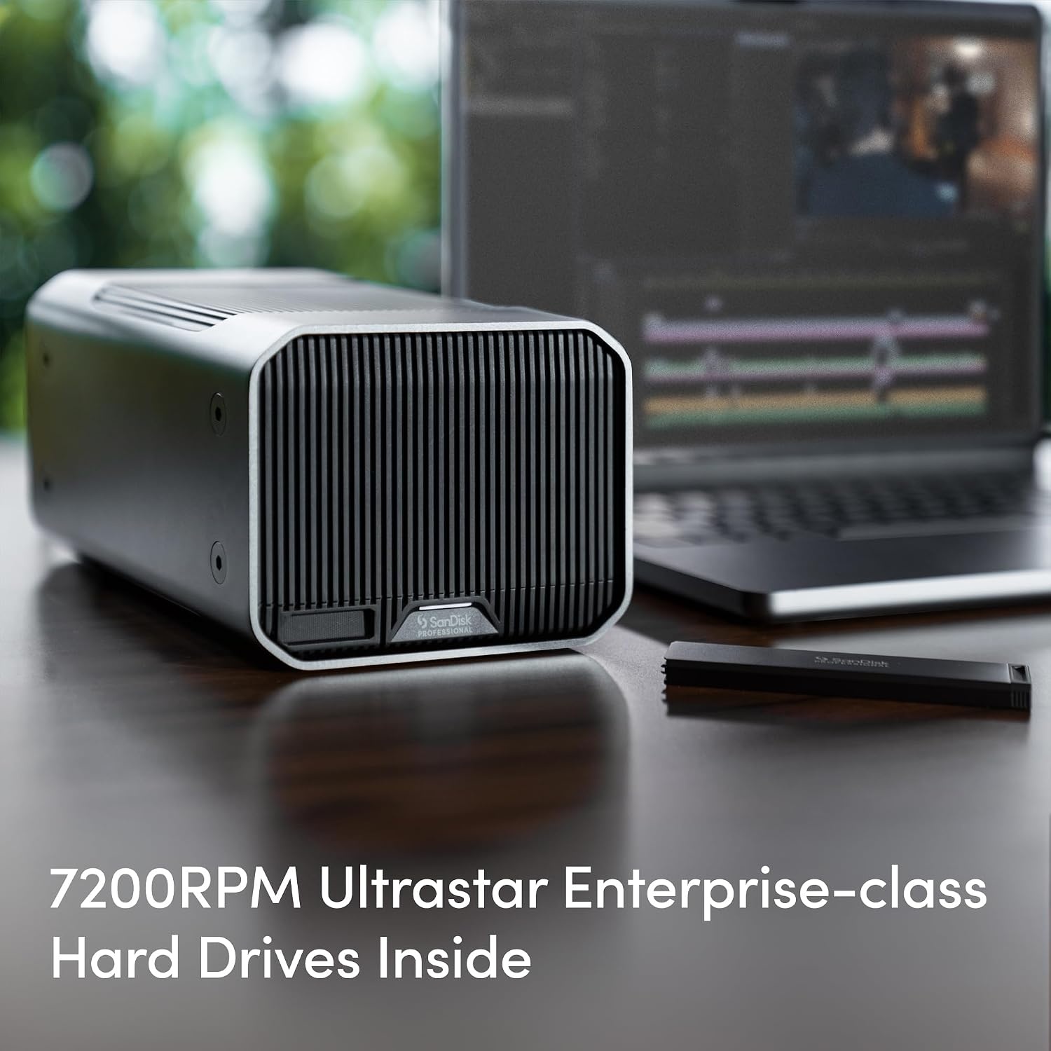 image:imageSanDisk Professional 16TB GRAID Mirror External HDD RAID with Redundancy Thunderbolt 3 USB 10Gbps 7200RPM Ultrastar Hard Drive Up to 250MBs Read in RAID 1 SDPHH2H016TNBAAD 2Bay Raid 1 27200rpm Ultrastar Hdds Thunderbolt 3 and USB 32 GEN2 ProBlade Slot 5Yr Warranty24TB