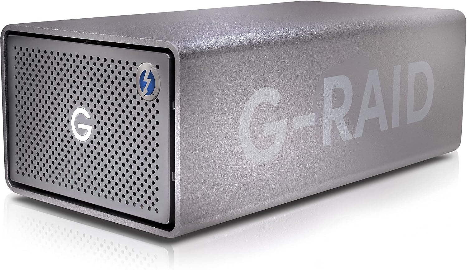 image:imageSanDisk Professional 16TB GRAID Mirror External HDD RAID with Redundancy Thunderbolt 3 USB 10Gbps 7200RPM Ultrastar Hard Drive Up to 250MBs Read in RAID 1 SDPHH2H016TNBAAD 2Bay Raid 1 27200rpm Ultrastar Hdds Thunderbolt 3 and USB 32 GEN2 ProBlade Slot 5Yr Warranty24TB