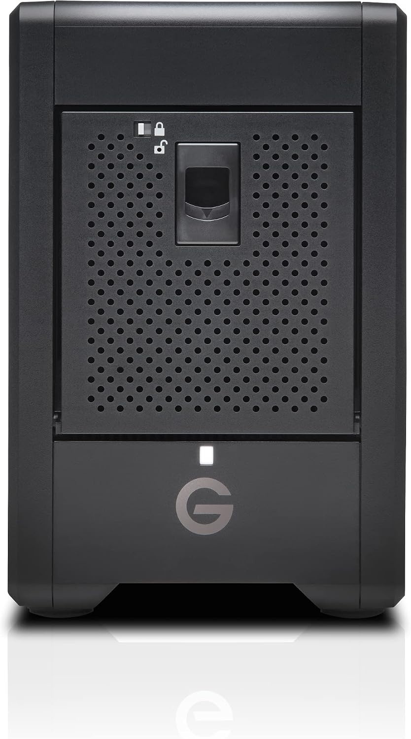 image:imageSanDisk Professional 24TB GRAID Shuttle 4 EnterpriseClass 4Bay External Hard Drive Thunderbolt 3 and USBC Transportable Hardware RAID SDPH34H024TNBAAB 24TB Transportable 4Bay Hardware Raid Raid 01510jbod24TB