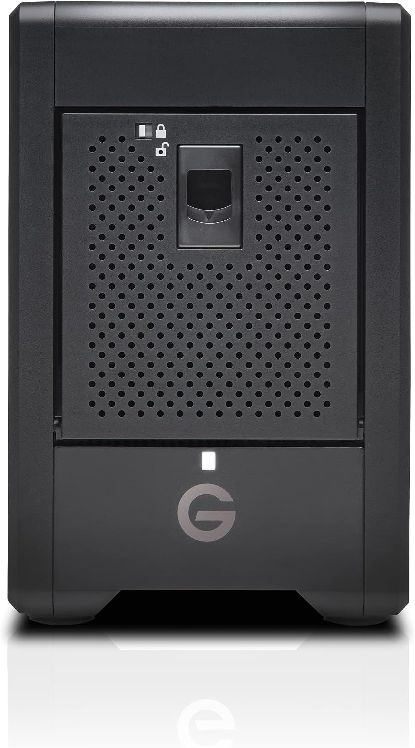 image:imageSanDisk Professional 24TB GRAID Shuttle 4 EnterpriseClass 4Bay External Hard Drive Thunderbolt 3 and USBC Transportable Hardware RAID SDPH34H024TNBAAB 24TB Transportable 4Bay Hardware Raid Raid 01510jbod104TB
