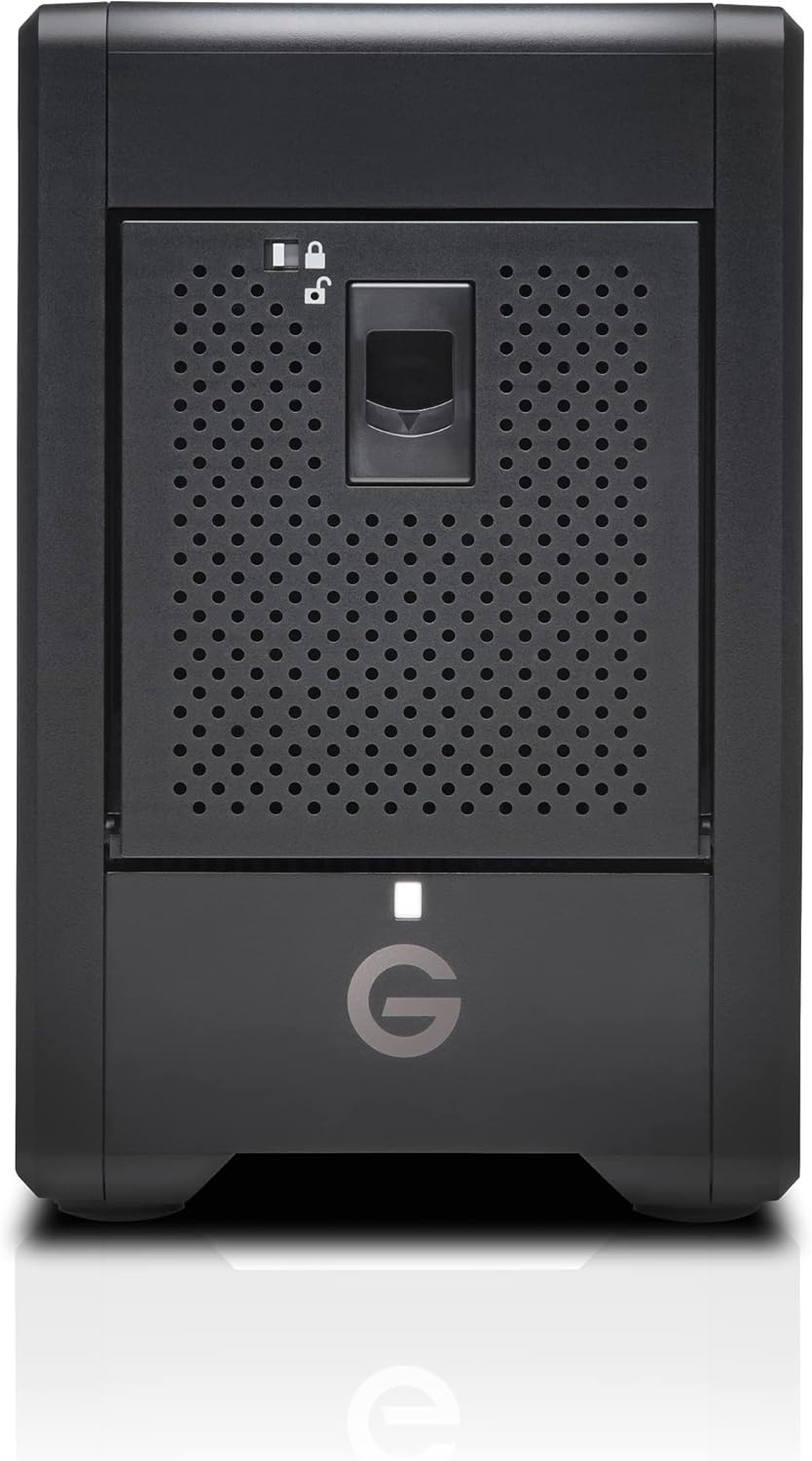 image:imageSanDisk Professional 24TB GRAID Shuttle 4 EnterpriseClass 4Bay External Hard Drive Thunderbolt 3 and USBC Transportable Hardware RAID SDPH34H024TNBAAB 24TB Transportable 4Bay Hardware Raid Raid 01510jbod72TB