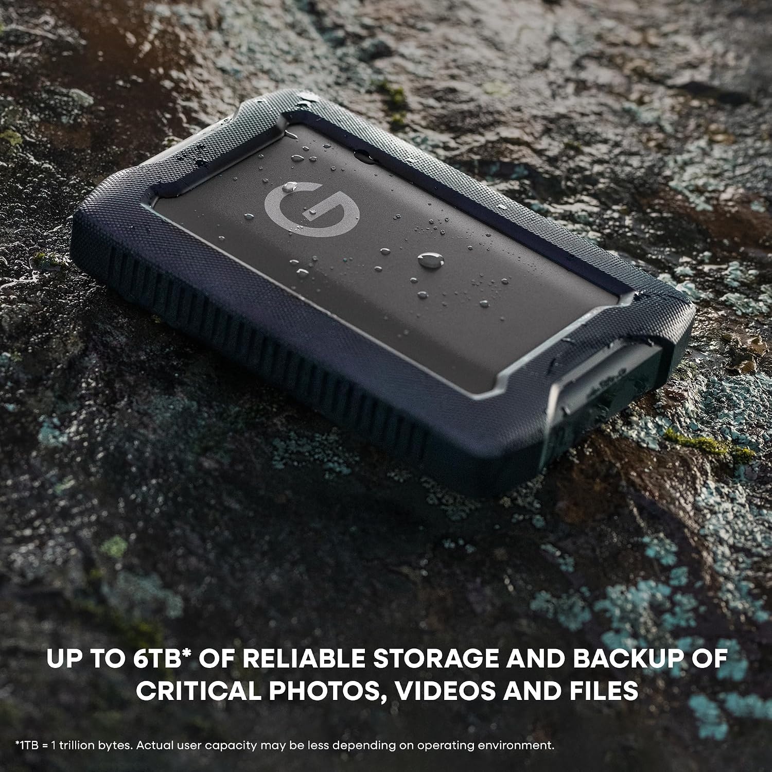 image:imageSanDisk Professional 2TB GDrive ArmorATD Rugged Durable Portable External Hard Drive HDD USBC USB 32 Gen 1 SDPH81G002TGBA1D 2TB Armoratd Rugged HDD Up to 130MB per S Includes USBCc and USBCa Cables Time MachineSilver
