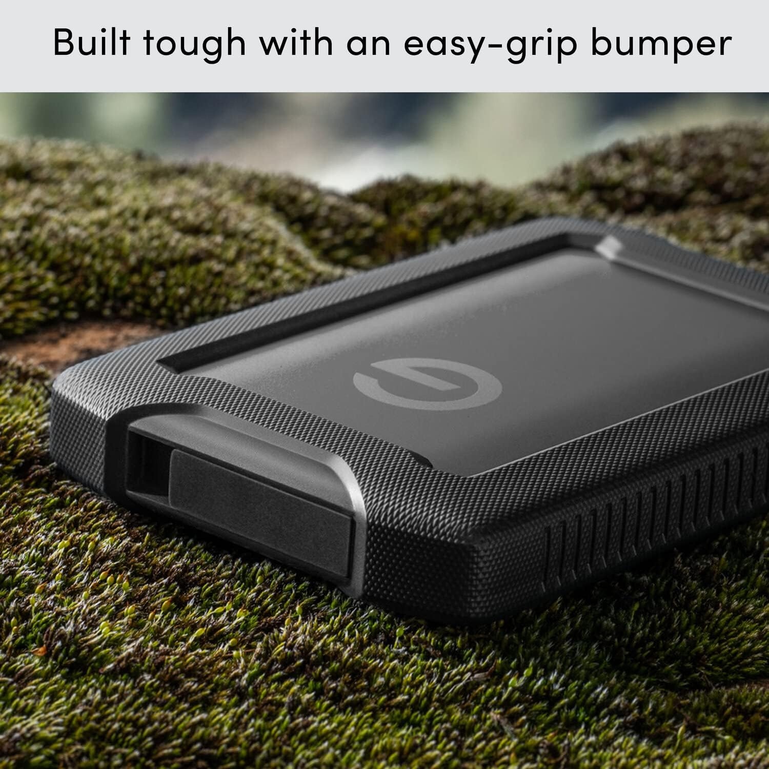 image:imageSanDisk Professional 2TB GDrive ArmorATD Rugged Durable Portable External Hard Drive HDD USBC USB 32 Gen 1 SDPH81G002TGBA1D 2TB Armoratd Rugged HDD Up to 130MB per S Includes USBCc and USBCa Cables Time MachineSilver