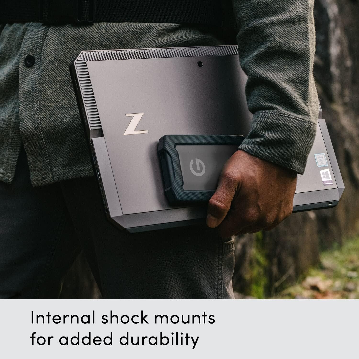image:imageSanDisk Professional 2TB GDrive ArmorATD Rugged Durable Portable External Hard Drive HDD USBC USB 32 Gen 1 SDPH81G002TGBA1D 2TB Armoratd Rugged HDD Up to 130MB per S Includes USBCc and USBCa Cables Time MachineSilver