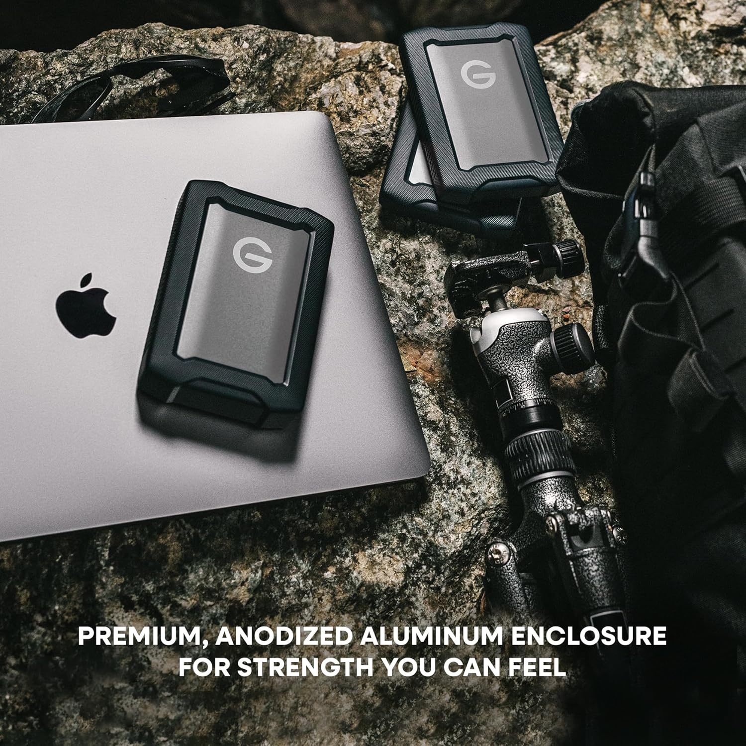 image:imageSanDisk Professional 2TB GDrive ArmorATD Rugged Durable Portable External Hard Drive HDD USBC USB 32 Gen 1 SDPH81G002TGBA1D 2TB Armoratd Rugged HDD Up to 130MB per S Includes USBCc and USBCa Cables Time MachineSilver