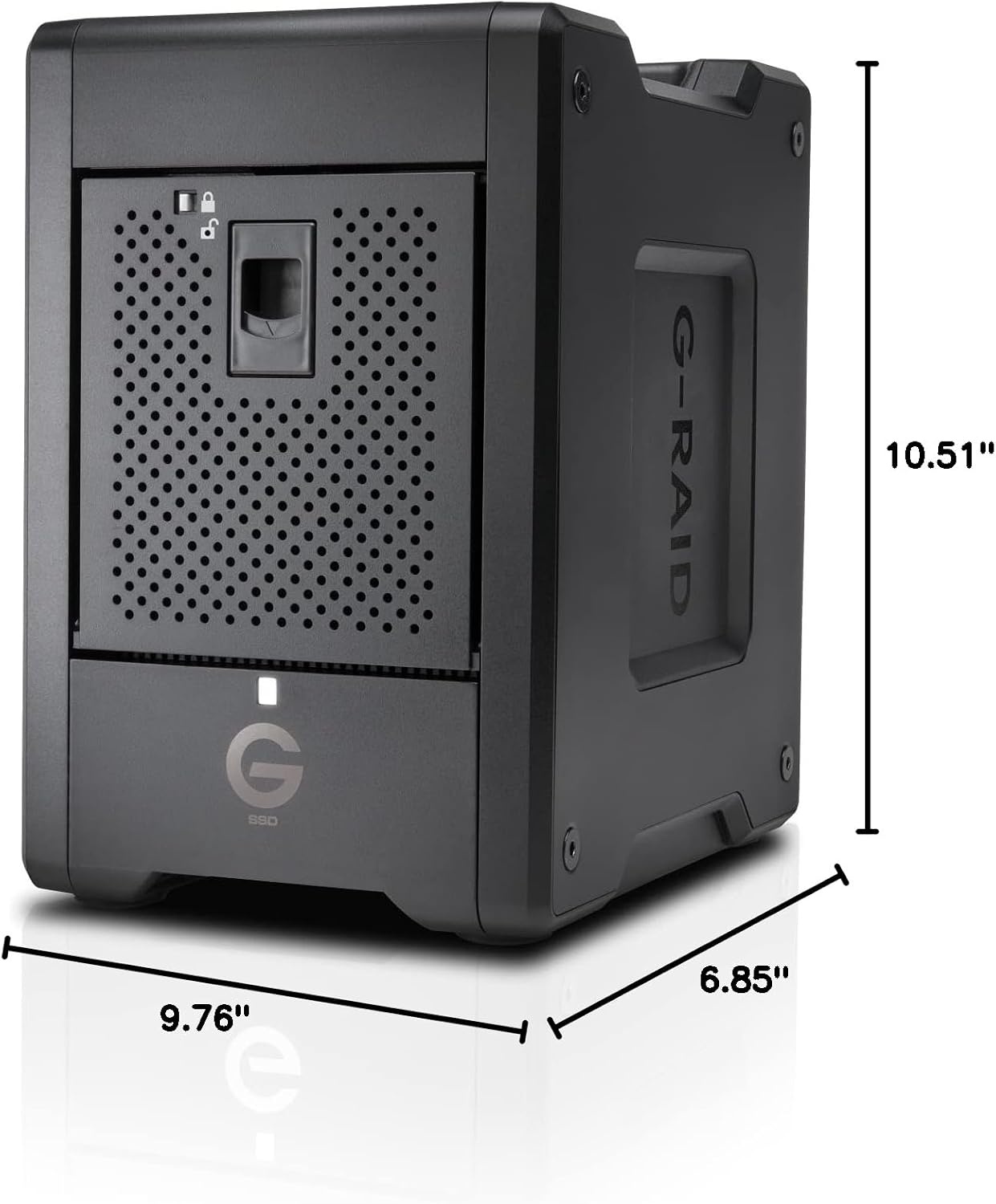 image:imageSanDisk Professional 32TB GRAID Shuttle SSD Transportable 8Bay External Solid State Drive Thunderbolt 3 and USBC Hardware RAID up to 2800MBs Read SDPS24H032TNBAAB32TB