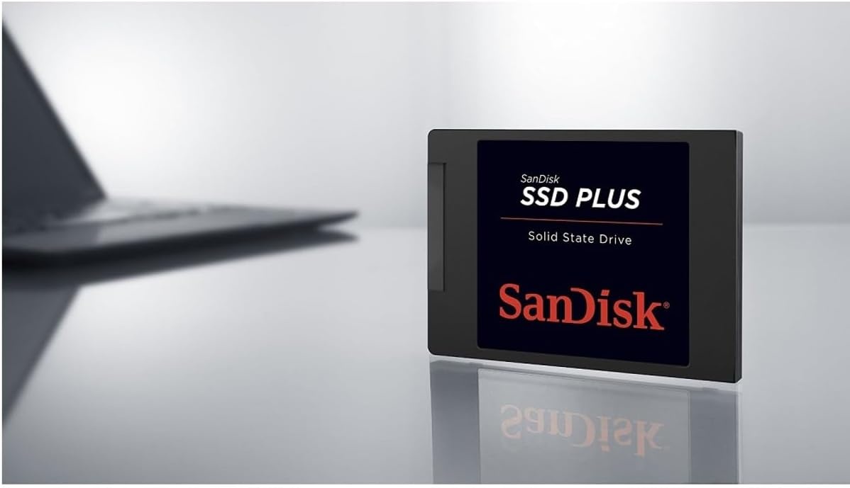 image:imageSanDisk SSD PLUS 1TB Internal SSD SATA III 6 Gbs 257mm Up to 535 MBs SDSSDA1T00G26240GB