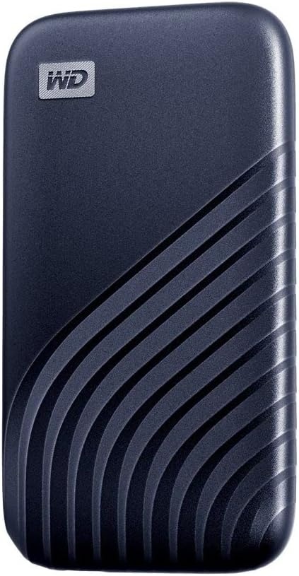 image:imageWestern Digital 2TB My Passport SSD Portable External Solid State Drive Red Sturdy and Blazing Fast Password Protection with Hardware Encryption WDBAGF0020BRDWESNBlue