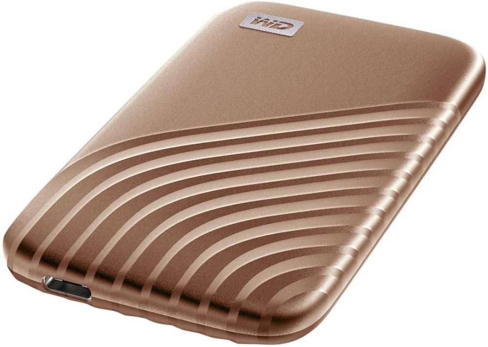 image:imageWestern Digital 2TB My Passport SSD Portable External Solid State Drive Red Sturdy and Blazing Fast Password Protection with Hardware Encryption WDBAGF0020BRDWESNGold