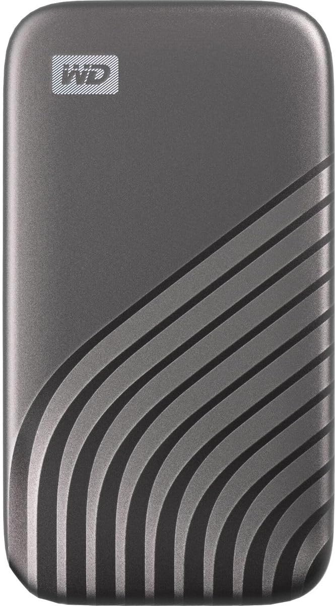image:imageWestern Digital 2TB My Passport SSD Portable External Solid State Drive Red Sturdy and Blazing Fast Password Protection with Hardware Encryption WDBAGF0020BRDWESNGray