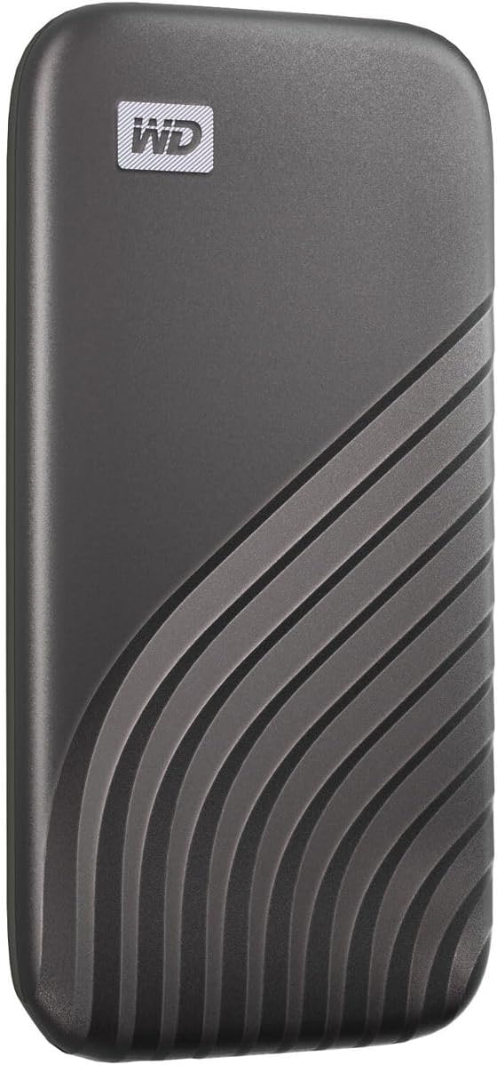 image:imageWestern Digital 2TB My Passport SSD Portable External Solid State Drive Red Sturdy and Blazing Fast Password Protection with Hardware Encryption WDBAGF0020BRDWESNGray