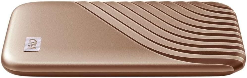 image:imageWestern Digital 2TB My Passport SSD Portable External Solid State Drive Red Sturdy and Blazing Fast Password Protection with Hardware Encryption WDBAGF0020BRDWESNGold