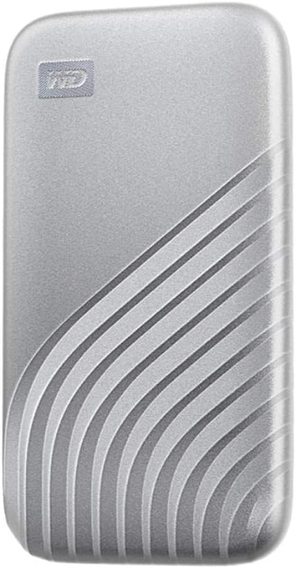 image:imageWestern Digital 2TB My Passport SSD Portable External Solid State Drive Red Sturdy and Blazing Fast Password Protection with Hardware Encryption WDBAGF0020BRDWESNSilver
