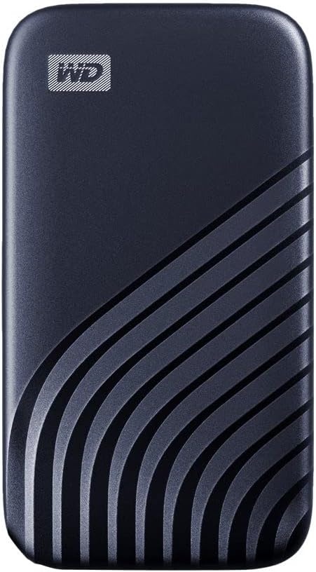 image:imageWestern Digital 2TB My Passport SSD Portable External Solid State Drive Red Sturdy and Blazing Fast Password Protection with Hardware Encryption WDBAGF0020BRDWESNBlue