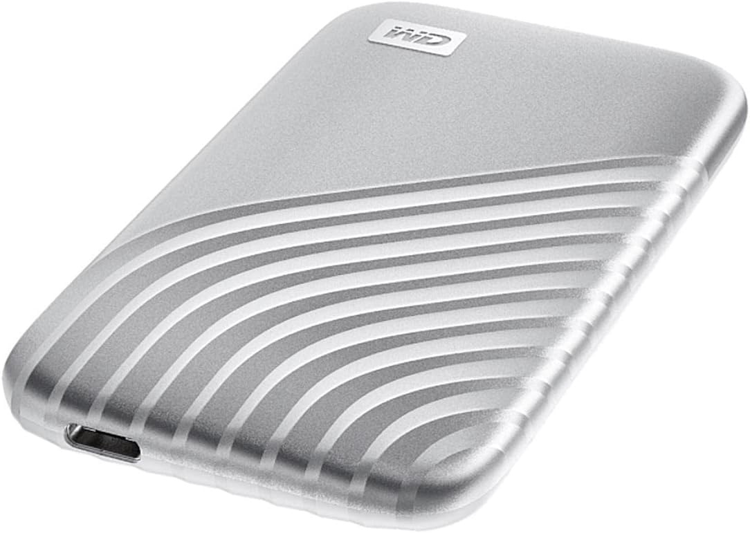 image:imageWestern Digital 2TB My Passport SSD Portable External Solid State Drive Red Sturdy and Blazing Fast Password Protection with Hardware Encryption WDBAGF0020BRDWESNSilver