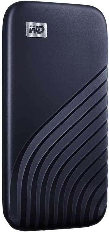 image:imageWestern Digital 2TB My Passport SSD Portable External Solid State Drive Red Sturdy and Blazing Fast Password Protection with Hardware Encryption WDBAGF0020BRDWESNBlue