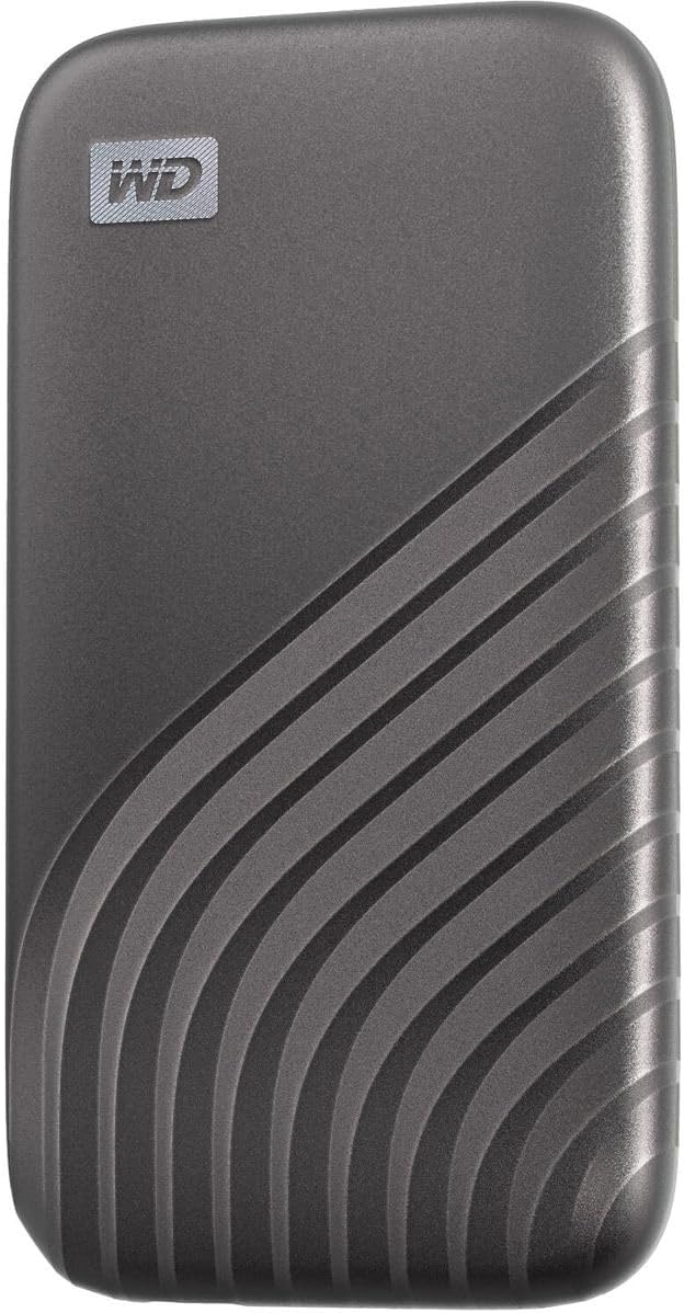 image:imageWestern Digital 2TB My Passport SSD Portable External Solid State Drive Red Sturdy and Blazing Fast Password Protection with Hardware Encryption WDBAGF0020BRDWESNGray