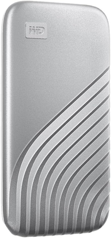 image:imageWestern Digital 2TB My Passport SSD Portable External Solid State Drive Red Sturdy and Blazing Fast Password Protection with Hardware Encryption WDBAGF0020BRDWESNSilver