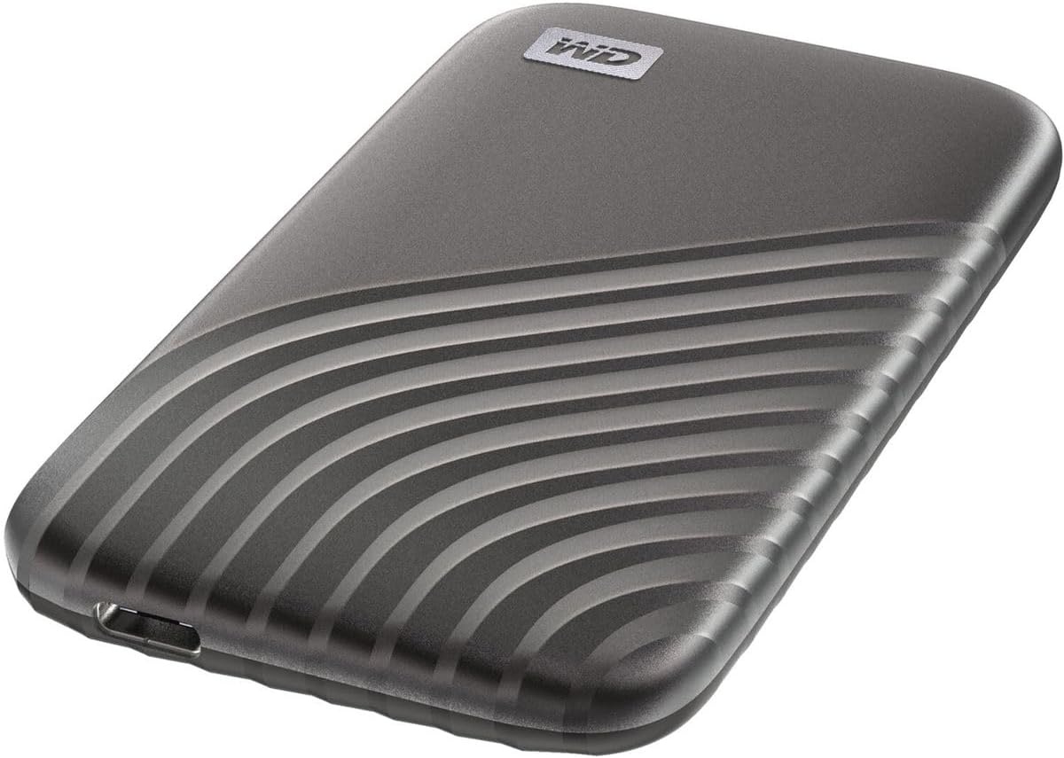 image:imageWestern Digital 2TB My Passport SSD Portable External Solid State Drive Red Sturdy and Blazing Fast Password Protection with Hardware Encryption WDBAGF0020BRDWESNGray