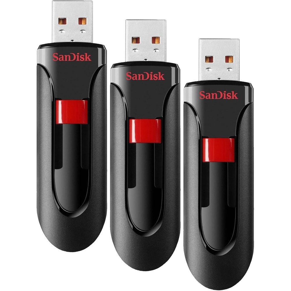 image:imageSANDISK 32GB Cruzer Glide USB 20 Flash Drive SDCZ60032GB3564GB Pack of 3