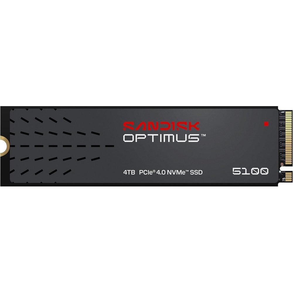 image:imageSANDISK 4TB Optimus 5100 NVMe SSD  PCIe 40 x4 M2 2280 Up to 6900 MBs Read Speed  SDSP51400TAN4TB