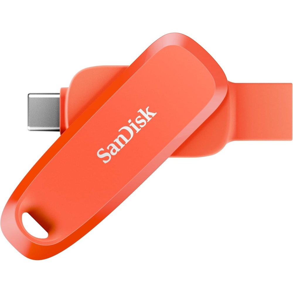 image:imageSANDISK 512GB Phone Drive for Android  The 2in1 USB for Smartphones Tablets and Computers  Thumb Drive with USB TypeC and TypeA Connectors Purple Opulence  SDDDC6512GG46PONasturtium Orange