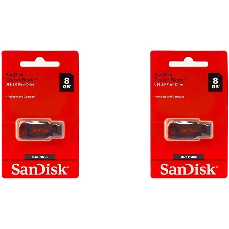 image:imageSANDISK Cruzer Blade 64GB USB 20 Flash Drive SDCZ50064GB358GB Pack of 2