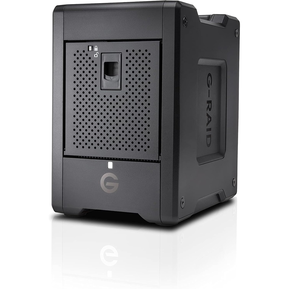 image:imageSanDisk Professional 24TB GRAID Shuttle 4 EnterpriseClass 4Bay External Hard Drive Thunderbolt 3 and USBC Transportable Hardware RAID SDPH34H024TNBAAB 24TB Transportable 4Bay Hardware Raid Raid 01510jbod24TB