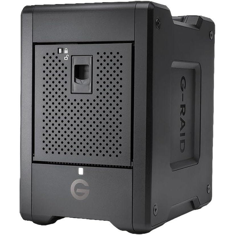 image:imageSanDisk Professional 24TB GRAID Shuttle 4 EnterpriseClass 4Bay External Hard Drive Thunderbolt 3 and USBC Transportable Hardware RAID SDPH34H024TNBAAB 24TB Transportable 4Bay Hardware Raid Raid 01510jbod80TB